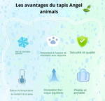 Charger l'image dans la galerie, Tapis refroidissant pour animaux de compagnie - Lapin & Carottes jaune